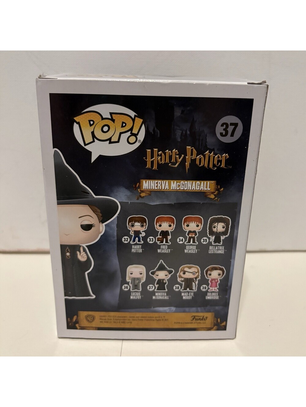 Funko Pop! Harry Potter Minerva McGonagall #37 Fantasy Vinyl Figure - Picture 3 of 5